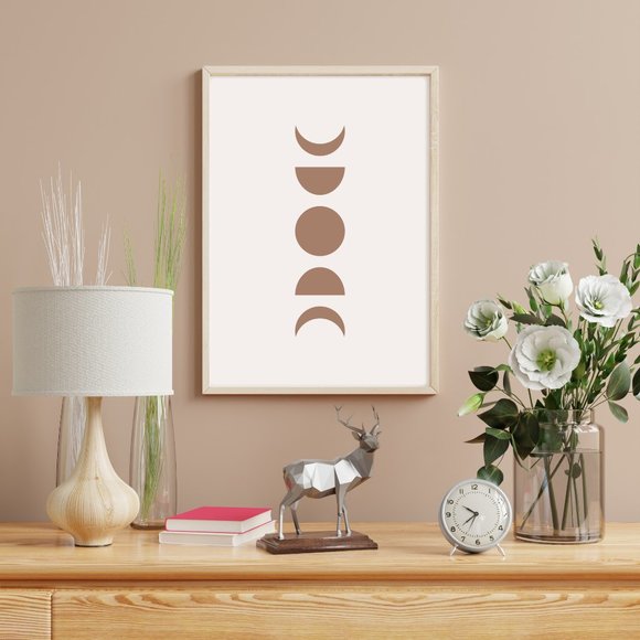 Modern Minimalist Abstract Geometric Wall Art Print Home Decor [No Frame] - Picture 3 of 7